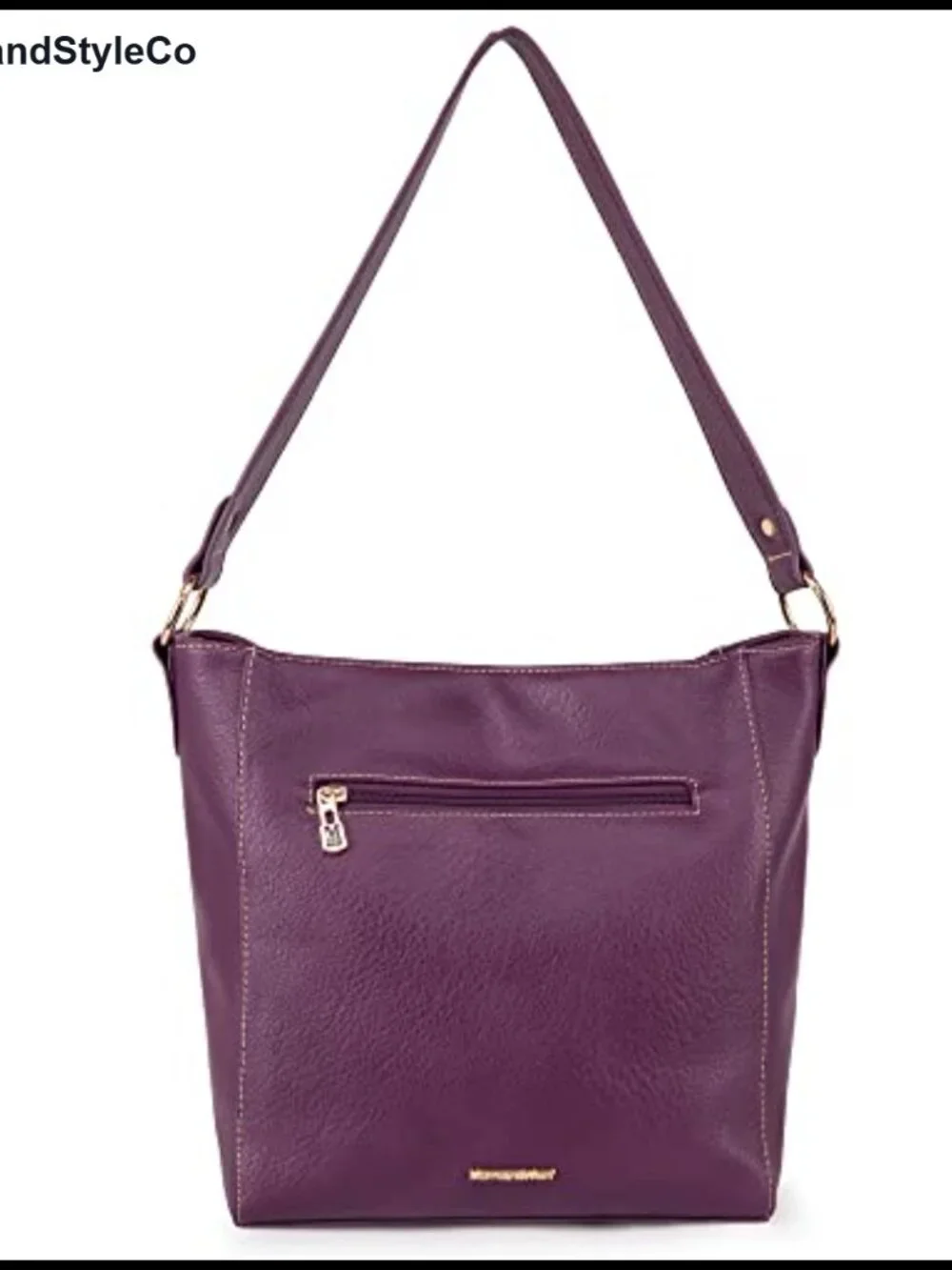 Vegan Leather Hobo Shoulder Bag Soft Medium Handbag Purse